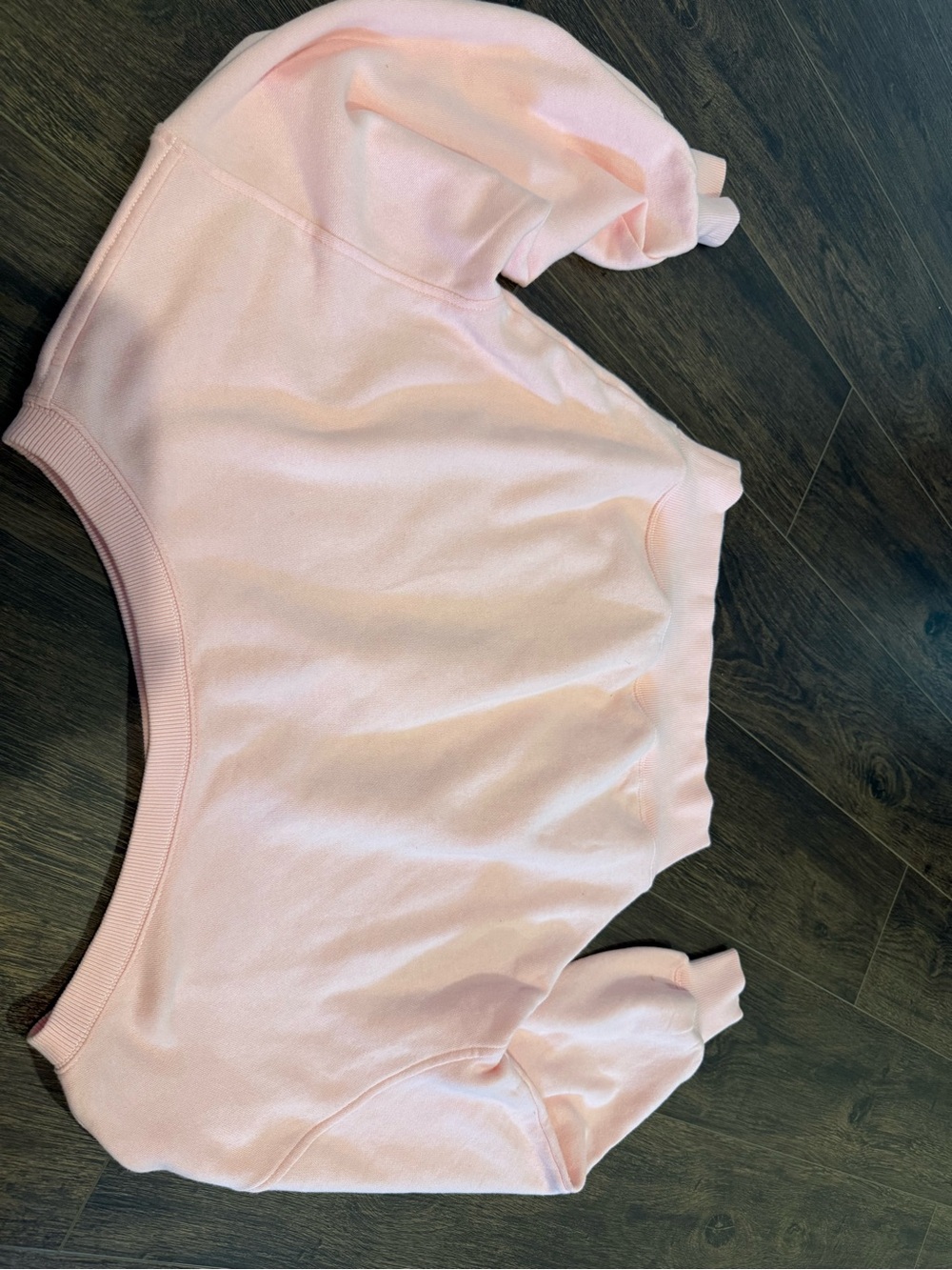 aerie Pink Cropped Sweatshirt